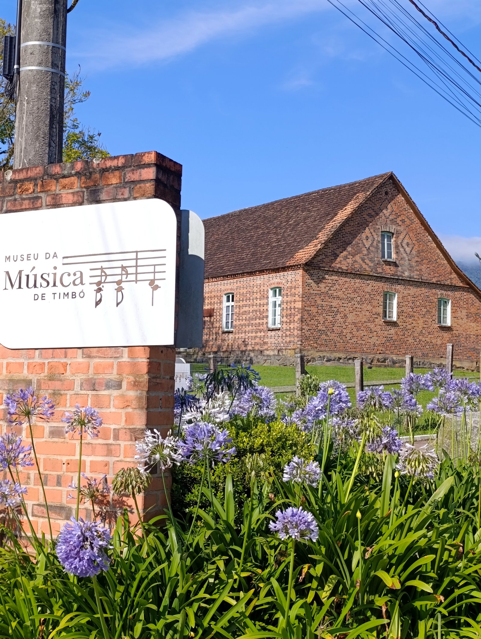 Fachada do Museu da Música de Timbó