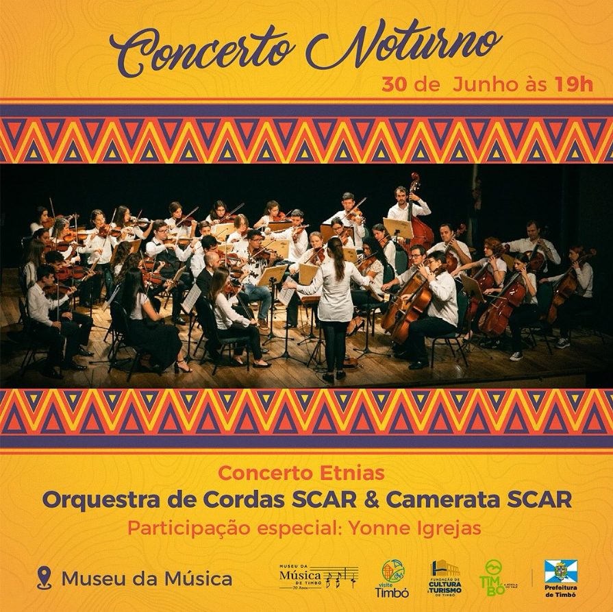 Concerto Noturno com a Orquestra de Cordas e Camerata da SCAR